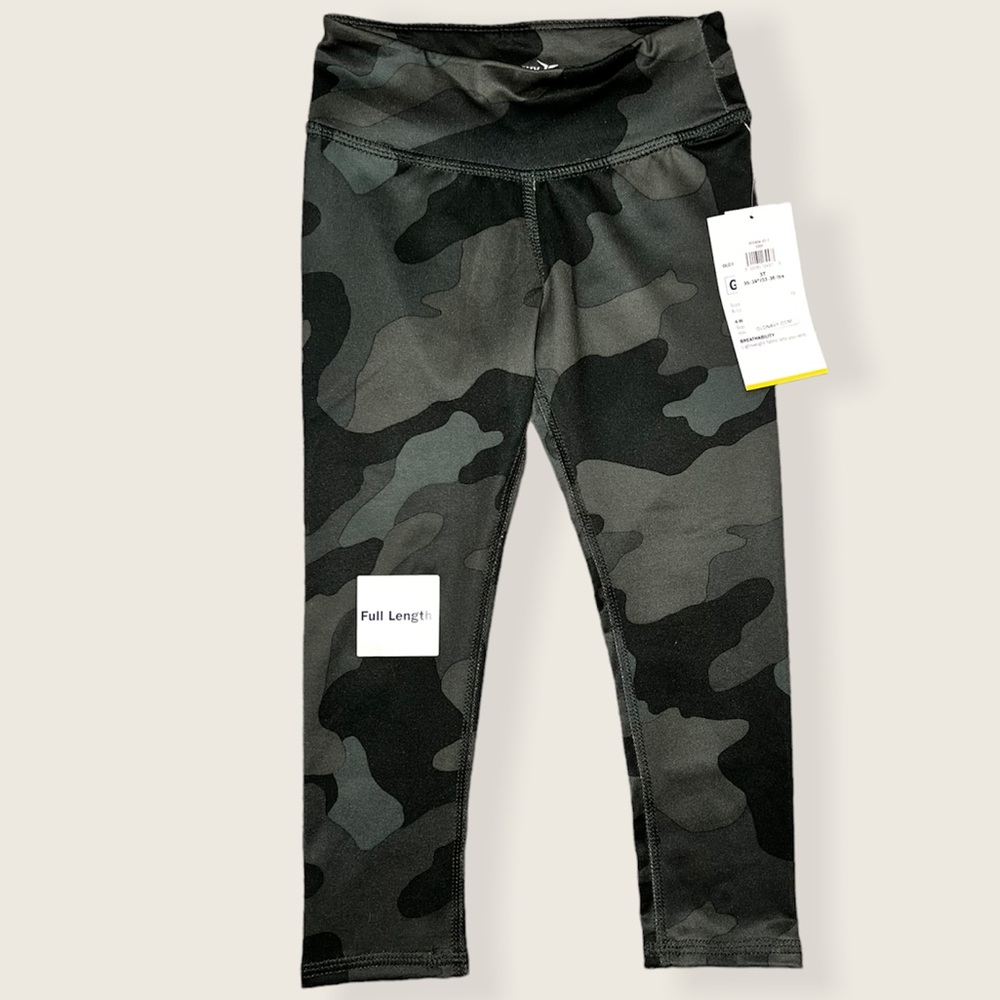 Old Navy NWT Active Camouflage Go Dry Leggings For Toddlers Size 3T
